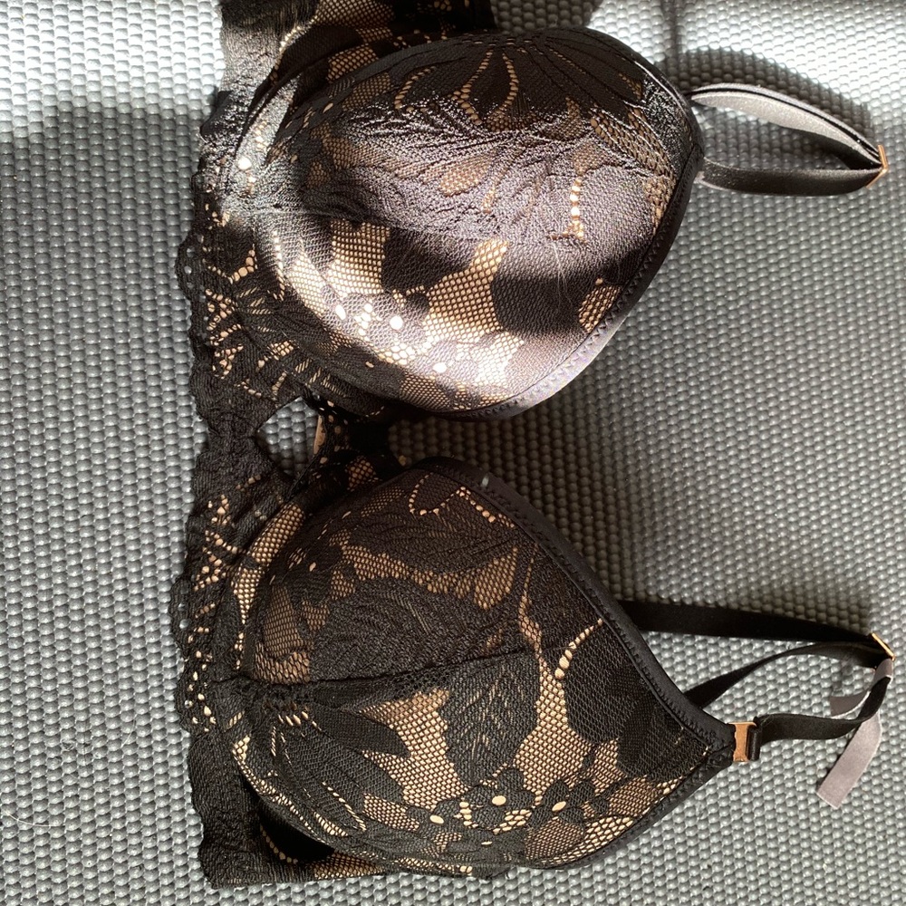 Black Lace Bra